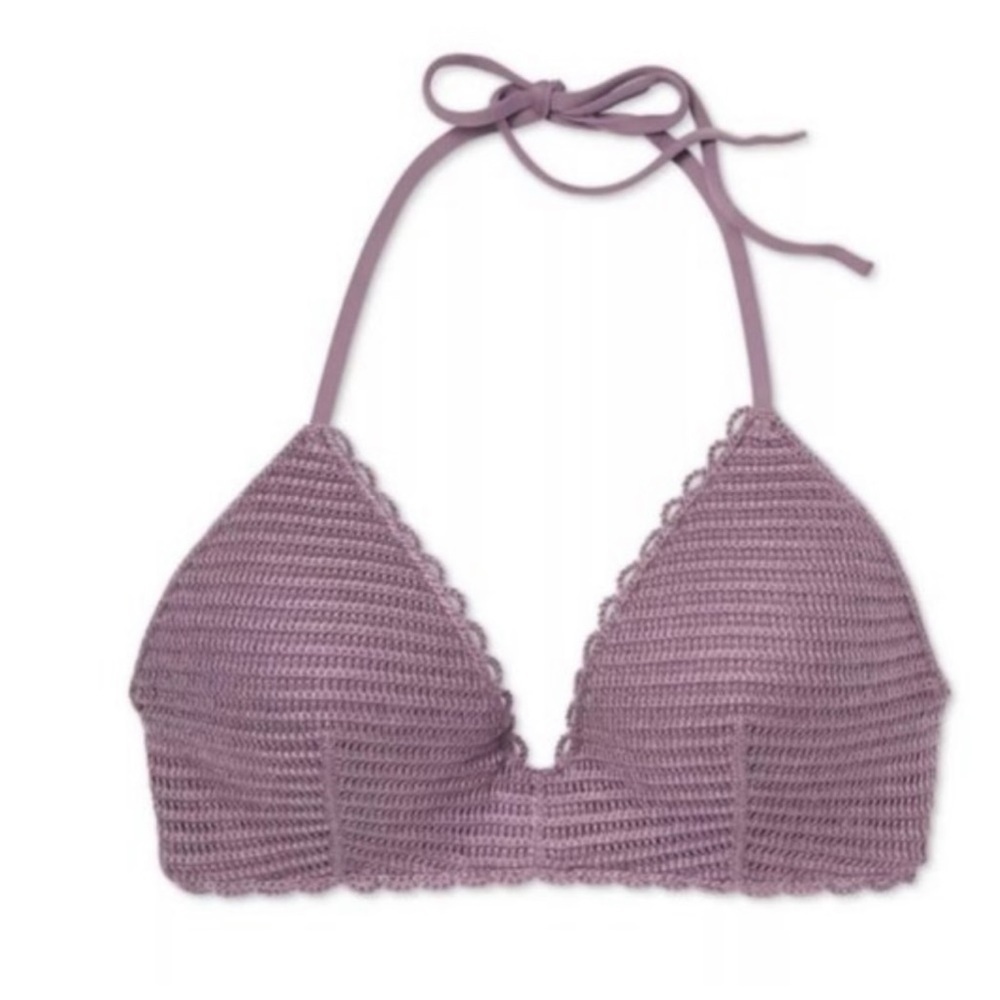 NWT WOMEN'S LIGHT LIFT CROCHET TRIANGLE
BIKINI TOP